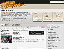 Tablet Screenshot of chicagopartybookers.com